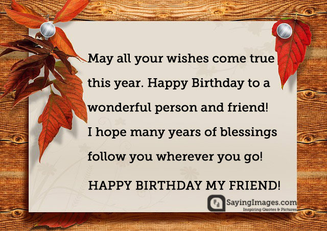 Best ideas about Happy Birthday Wishes Friend
. Save or Pin Happy Birthday Poems & Now.