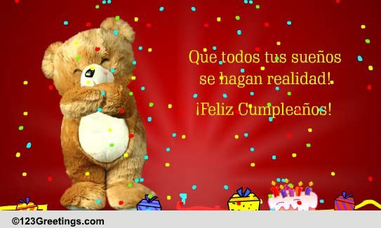 Best ideas about Happy Birthday Wishes Spanish
. Save or Pin An Amazing Spanish Birthday Wish Free Specials eCards Now.