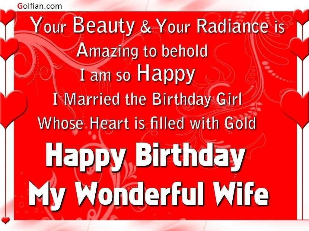 Best ideas about Happy Birthday Wishes To Wife
. Save or Pin 70 Beautiful Birthday Wishes For Wife – Birthday Now.