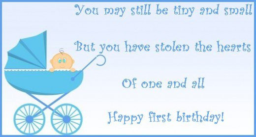 Best ideas about Happy First Birthday Quotes
. Save or Pin 50 First Birthday Wishes Poems and Messages Now.