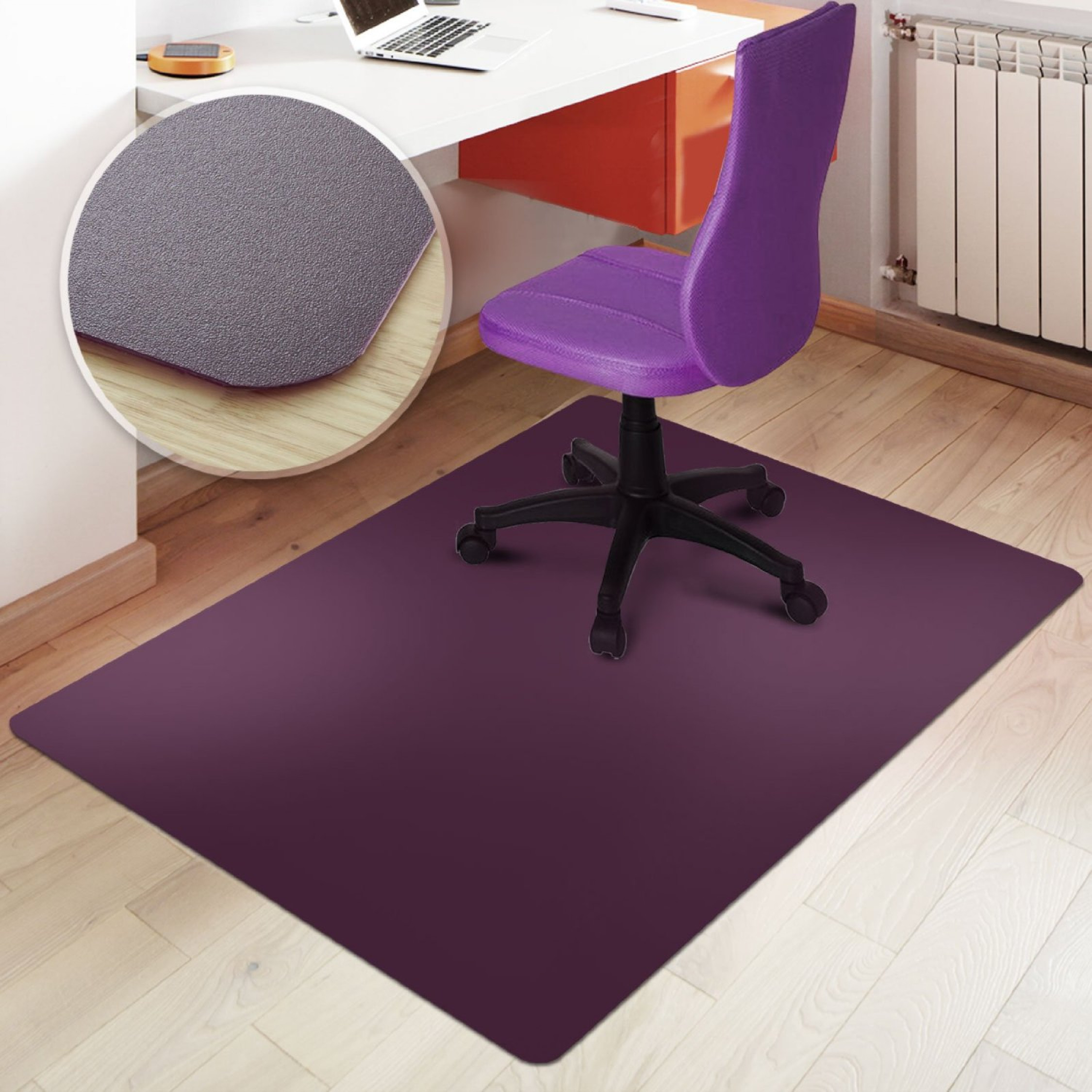 Best ideas about Hard Floor Chair Mat
. Save or Pin Rectangular fice Chair Mat Purple Hard Floor Protection Now.