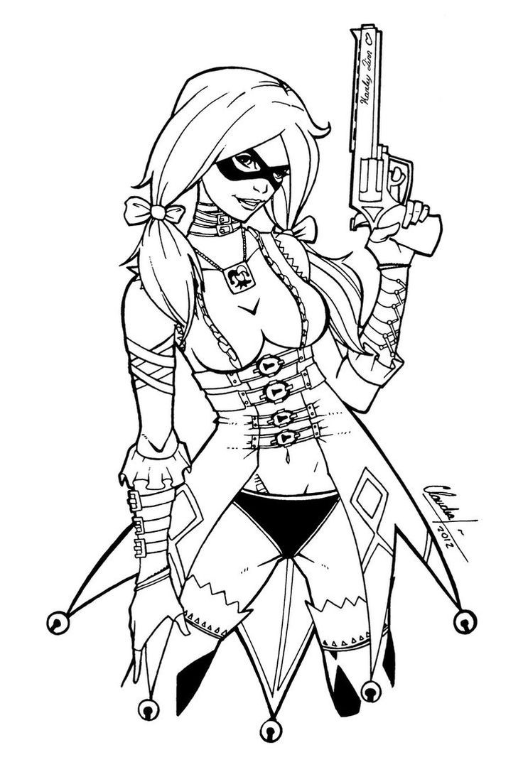 Best ideas about Harley Quinn And Joker Coloring Pages
. Save or Pin Harley Quinn from Injustice Gods among us by Shakav088 on Now.