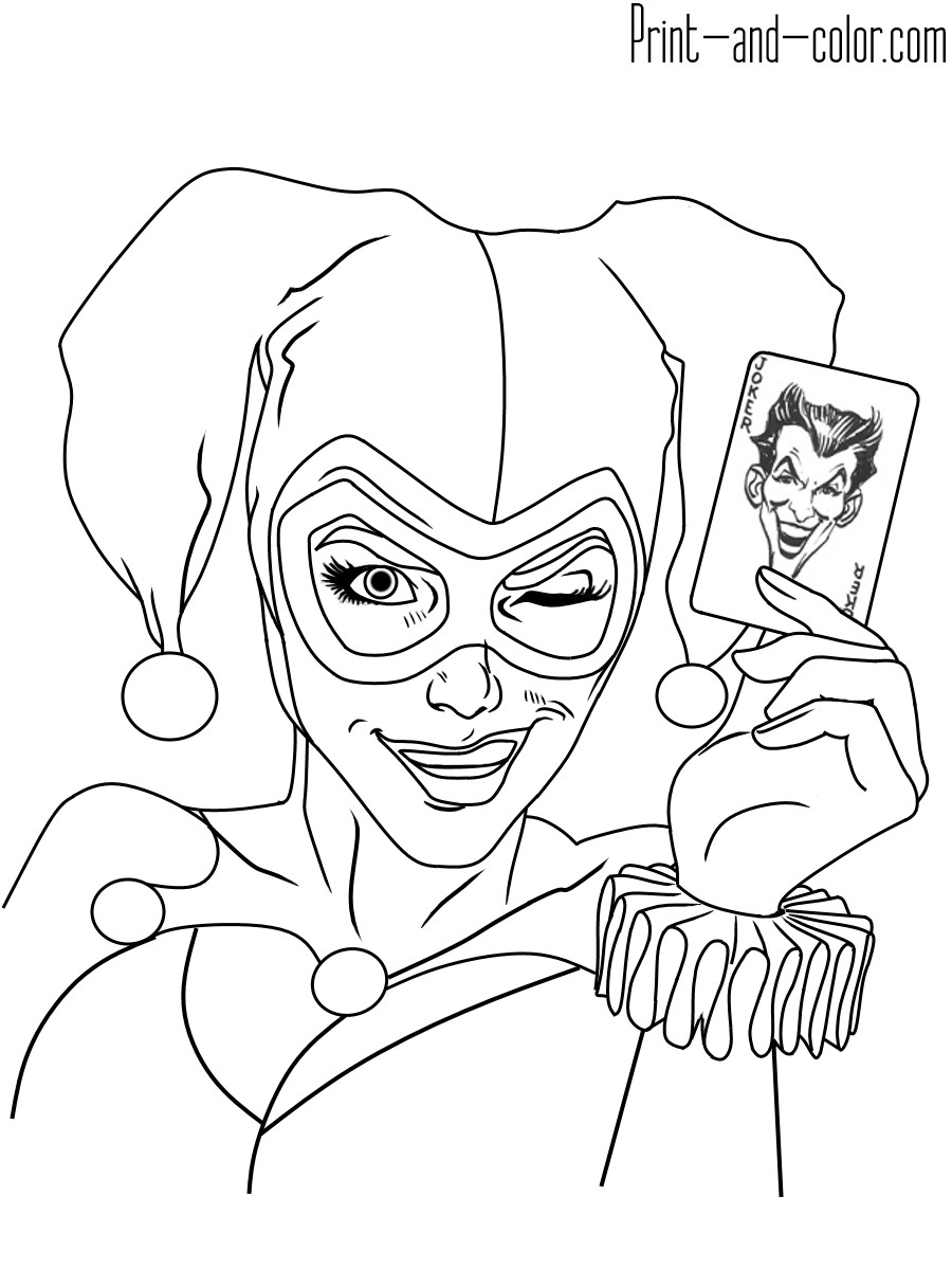 Best ideas about Harley Quinn And Joker Coloring Pages
. Save or Pin Harley Quinn coloring pages Now.