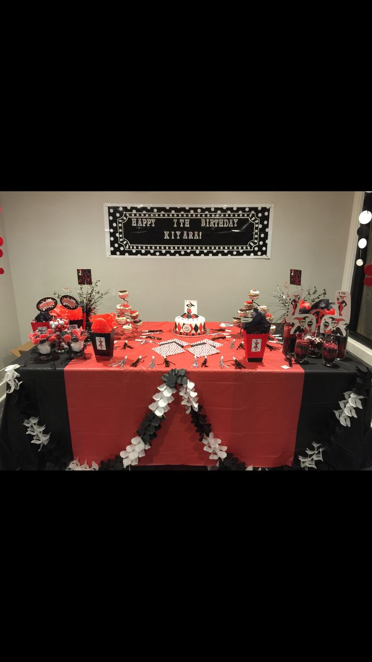 Best ideas about Harley Quinn Birthday Party Supplies
. Save or Pin 11 best images about Harley Quinn Birthday Party on Pinterest Now.