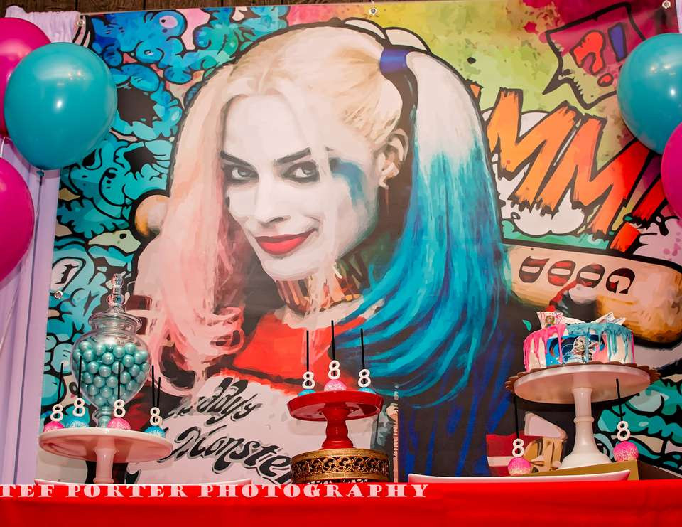 Best ideas about Harley Quinn Birthday Party Supplies
. Save or Pin Harley Quinn Birthday "Ayva s Harley Quinn Party Now.