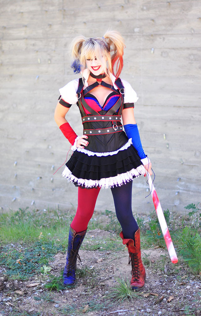 Best ideas about Harley Quinn Costume DIY
. Save or Pin DIY Harley Quinn Costume – Arkham Knight Corset Now.