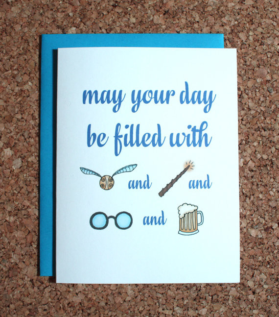 Best ideas about Harry Potter Birthday Card
. Save or Pin Harry Potter Card filled with Harry Potter Birthday card Now.