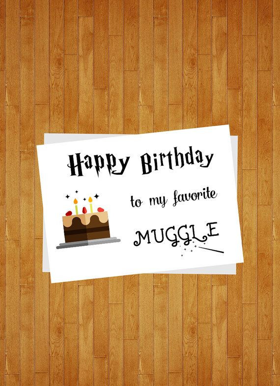 Best ideas about Harry Potter Birthday Card Printable
. Save or Pin Harry Potter Happy Birthday Card Printable To My by Now.