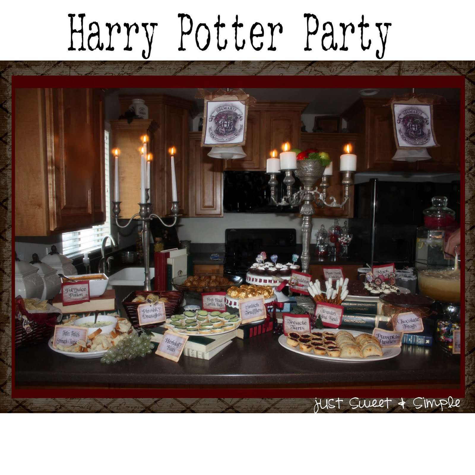Best ideas about Harry Potter Birthday Decorations
. Save or Pin just Sweet and Simple Harry Potter Party Now.
