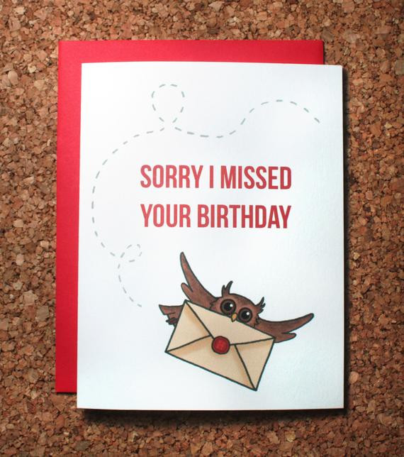 Best ideas about Harry Potter Birthday Wishes
. Save or Pin Harry Potter Birthday Card Pigwidgeon Belated Birthday owl Now.