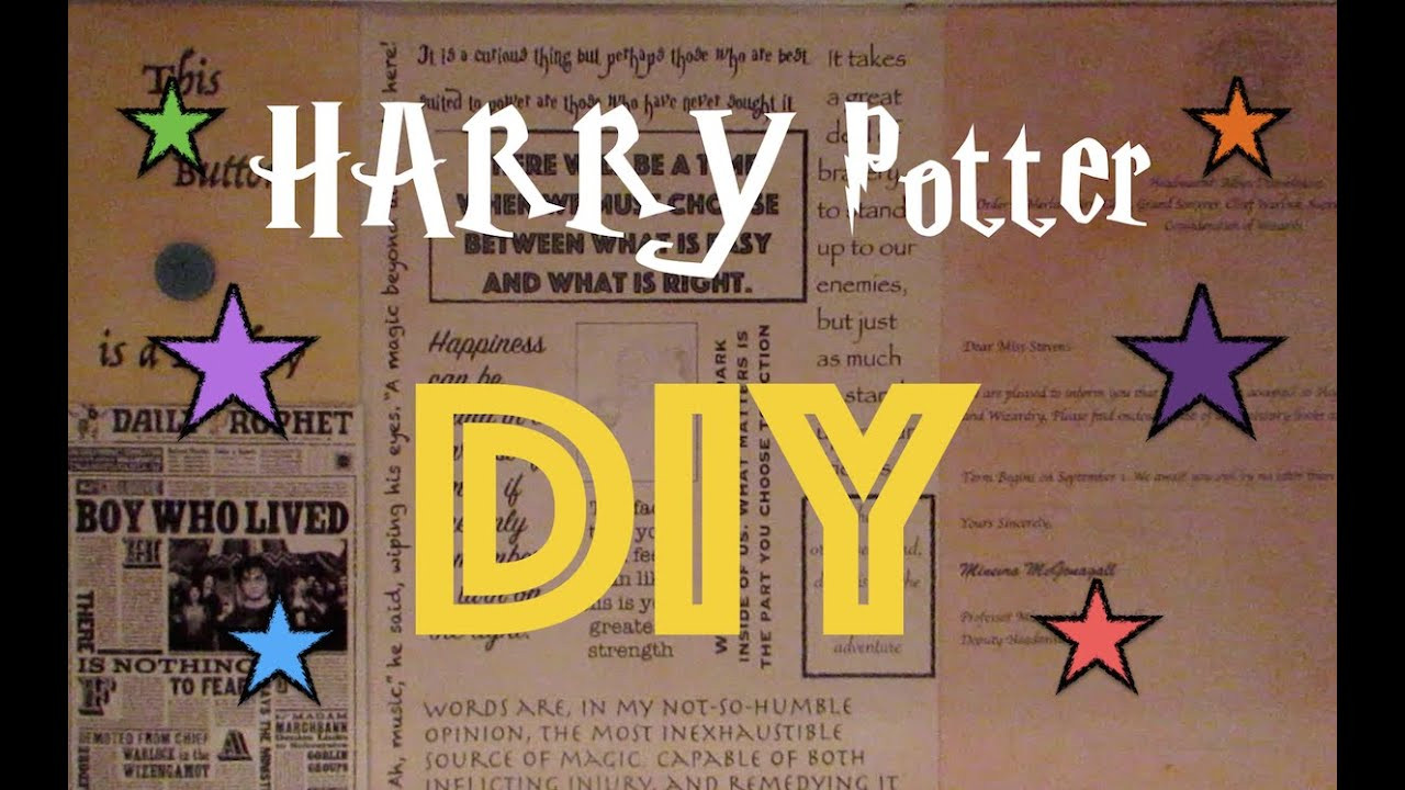 Best ideas about Harry Potter DIY Room Decor
. Save or Pin Harry Potter DIY ideas l Home Decor ideas Now.