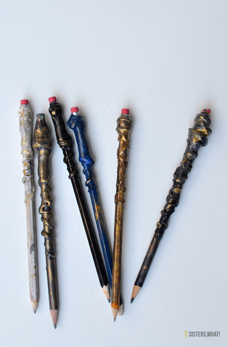 Best ideas about Harry Potter DIY Wands
. Save or Pin DIY Harry Potter Pencil Wands using Hot Glue and Paint Now.