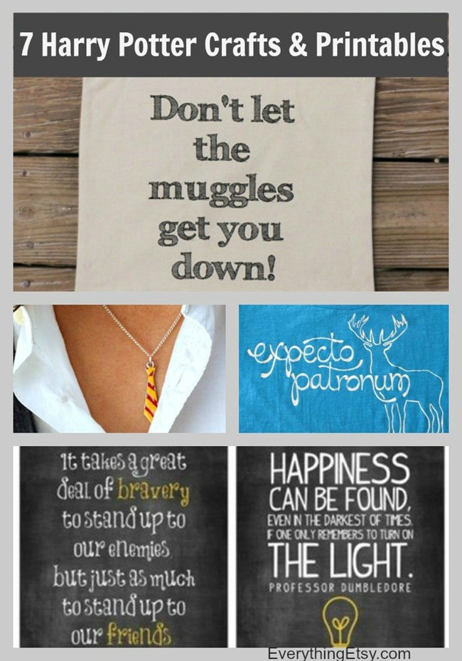 Best ideas about Harry Potter Gift Ideas Diy
. Save or Pin 7 Harry Potter Craft Ideas & Printables EverythingEtsy Now.