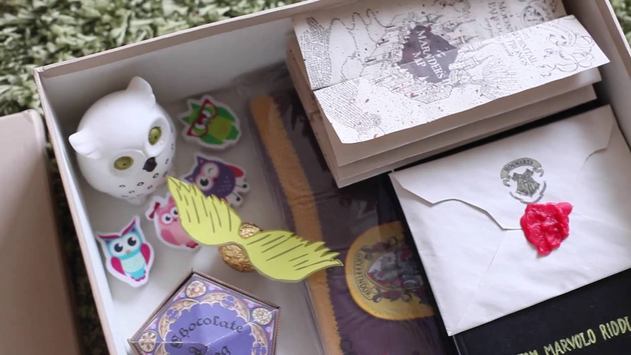 Best ideas about Harry Potter Gift Ideas Diy
. Save or Pin DIY Harry Potter Gift Box unboxing Now.