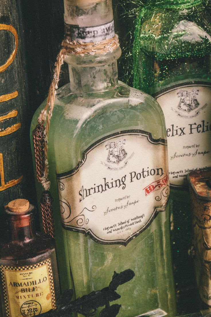 Best ideas about Harry Potter Potions DIY
. Save or Pin DYI Harry Potter Potions for Halloween Shrinking Potion Now.