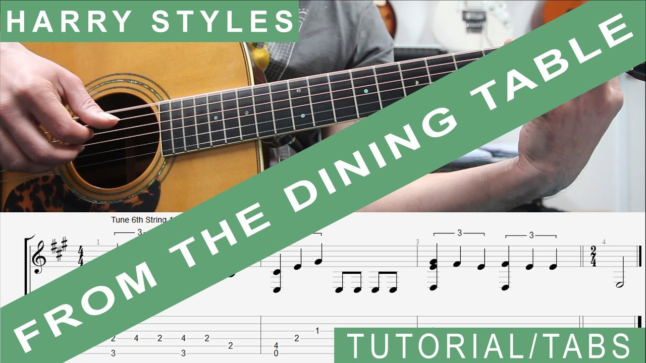 Best ideas about Harry Styles From The Dining Table
. Save or Pin Harry Styles From the Dining Table Guitar Lesson TAB Now.