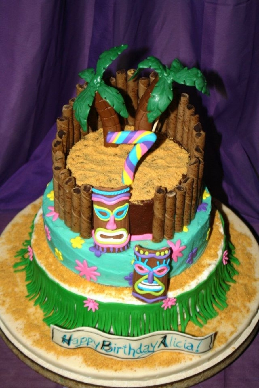 Best ideas about Hawaiian Birthday Cake
. Save or Pin Luau Cake CakeCentral Now.