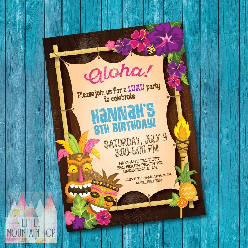 Best ideas about Hawaiian Birthday Invitations
. Save or Pin Luau Invitation Luau Birthday Invitation Luau Party Now.