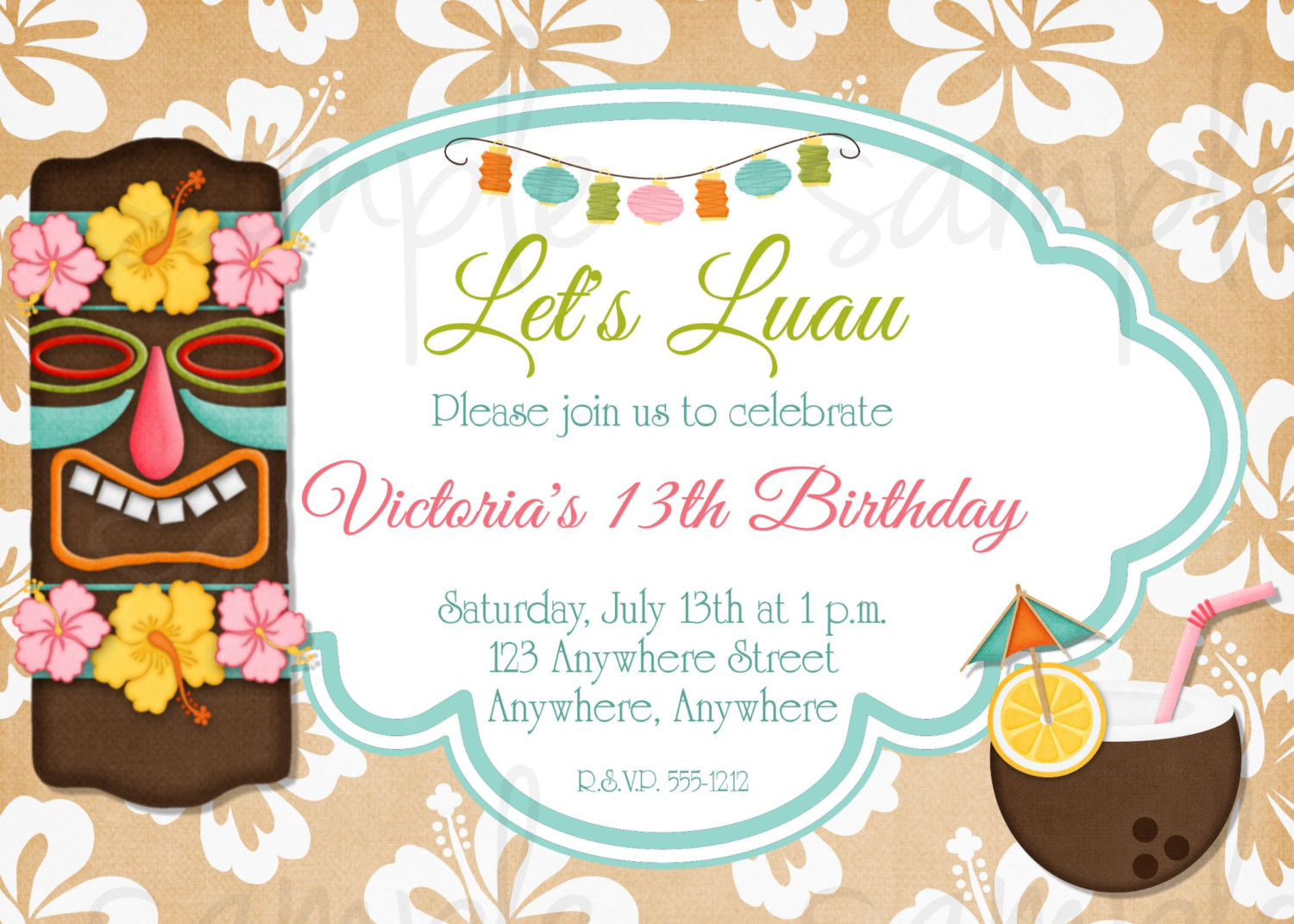 Best ideas about Hawaiian Birthday Invitations
. Save or Pin Hawaiian Luau Birthday Invitation Now.