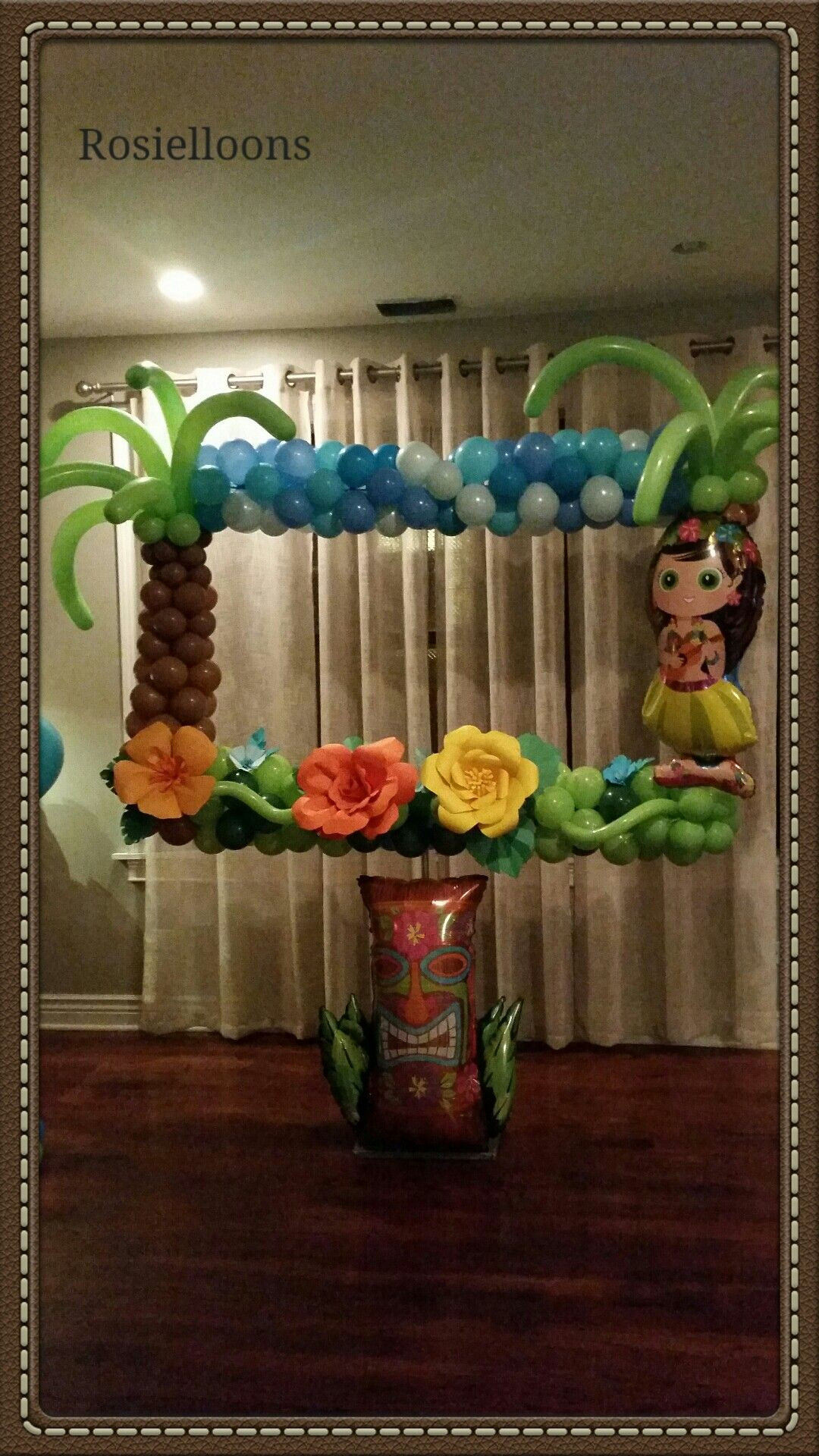 Best ideas about Hawaiian Birthday Party
. Save or Pin Rosielloons balloon Backdrop Now.