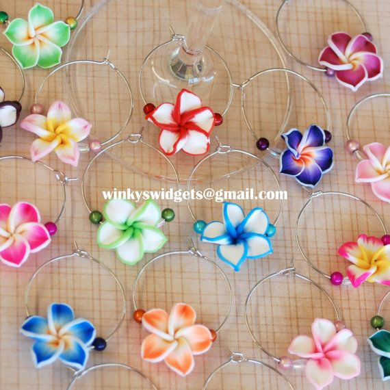 Best ideas about Hawaiian Gift Ideas
. Save or Pin Frangipani Wine Glass Charms party t idea decoration Now.