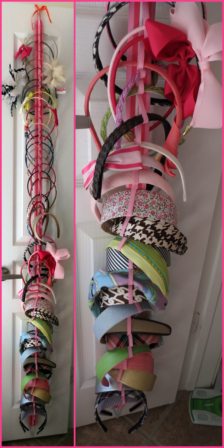 Best ideas about Headband Organizer DIY
. Save or Pin Hanging Headband Organizer with Elastic 342 color Now.