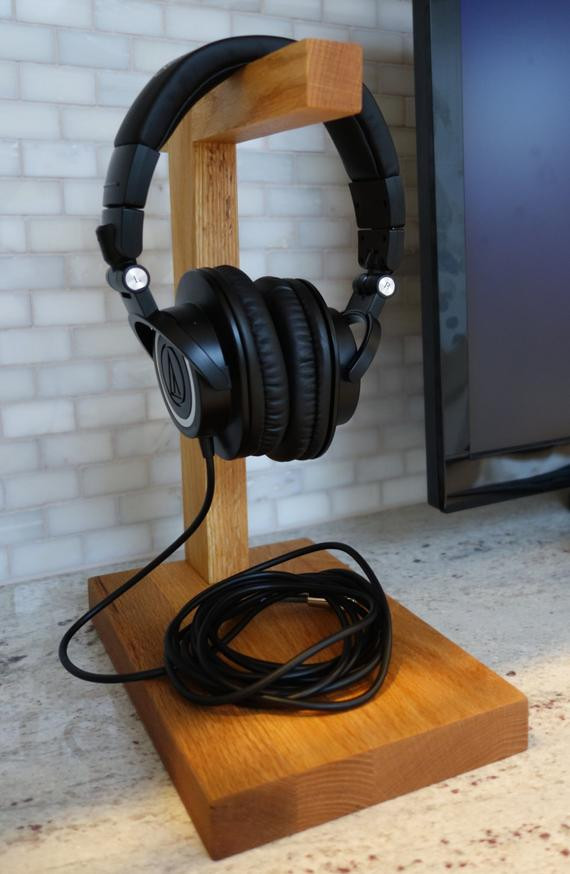 Best ideas about Headphone Holder DIY
. Save or Pin Handmade Wood Headphone Stand The Classic Solid Oak Now.