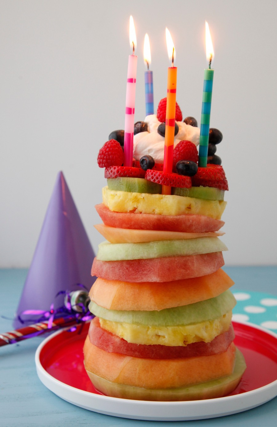 Best ideas about Healthy Birthday Cake
. Save or Pin Fruit Tower Birthday Cake Now.