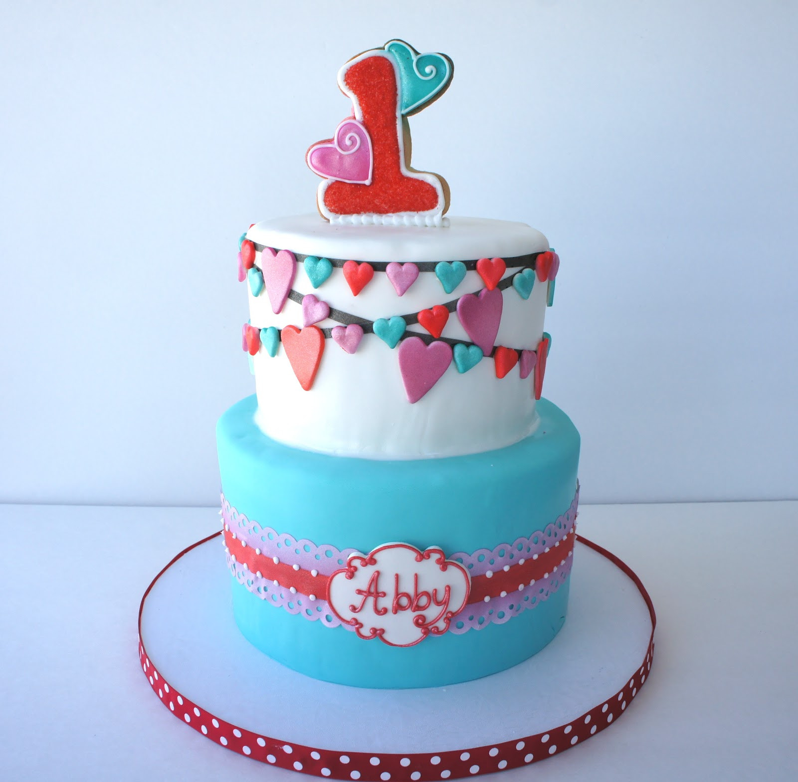 Best ideas about Heart Birthday Cake
. Save or Pin Montreal Confections Heart themed first birthday cake Now.