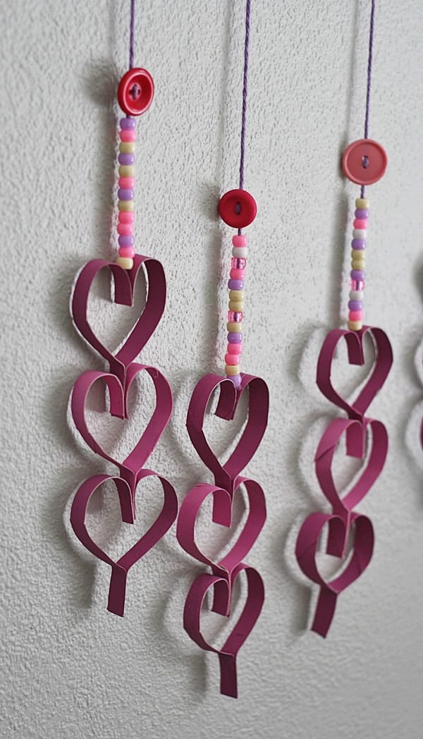 Best ideas about Heart Crafts For Adults
. Save or Pin Cardboard Tube Dangling Hearts Crafts by Amanda Now.