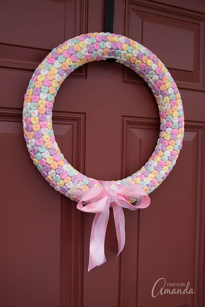 Best ideas about Heart Crafts For Adults
. Save or Pin Conversation Heart Wreath a fun Valentine s craft for adults Now.