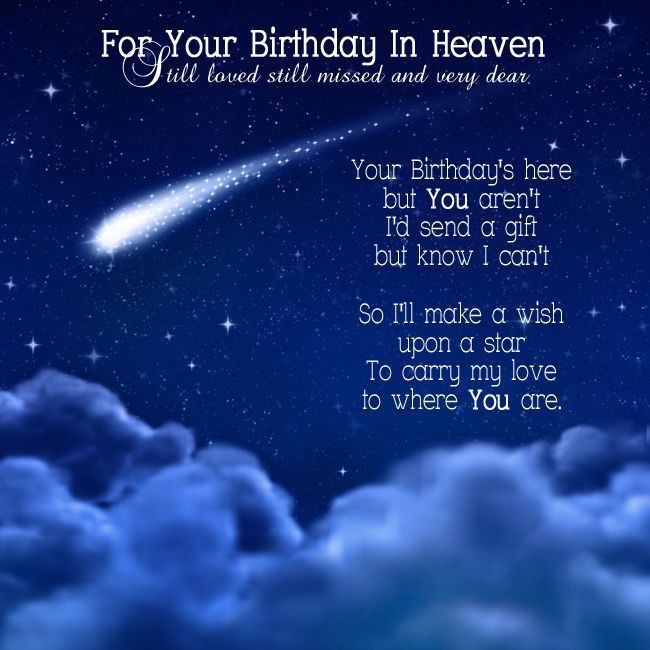 Best ideas about Heaven Birthday Quotes
. Save or Pin Birthday Quotes For Your Birthday In Heaven Now.