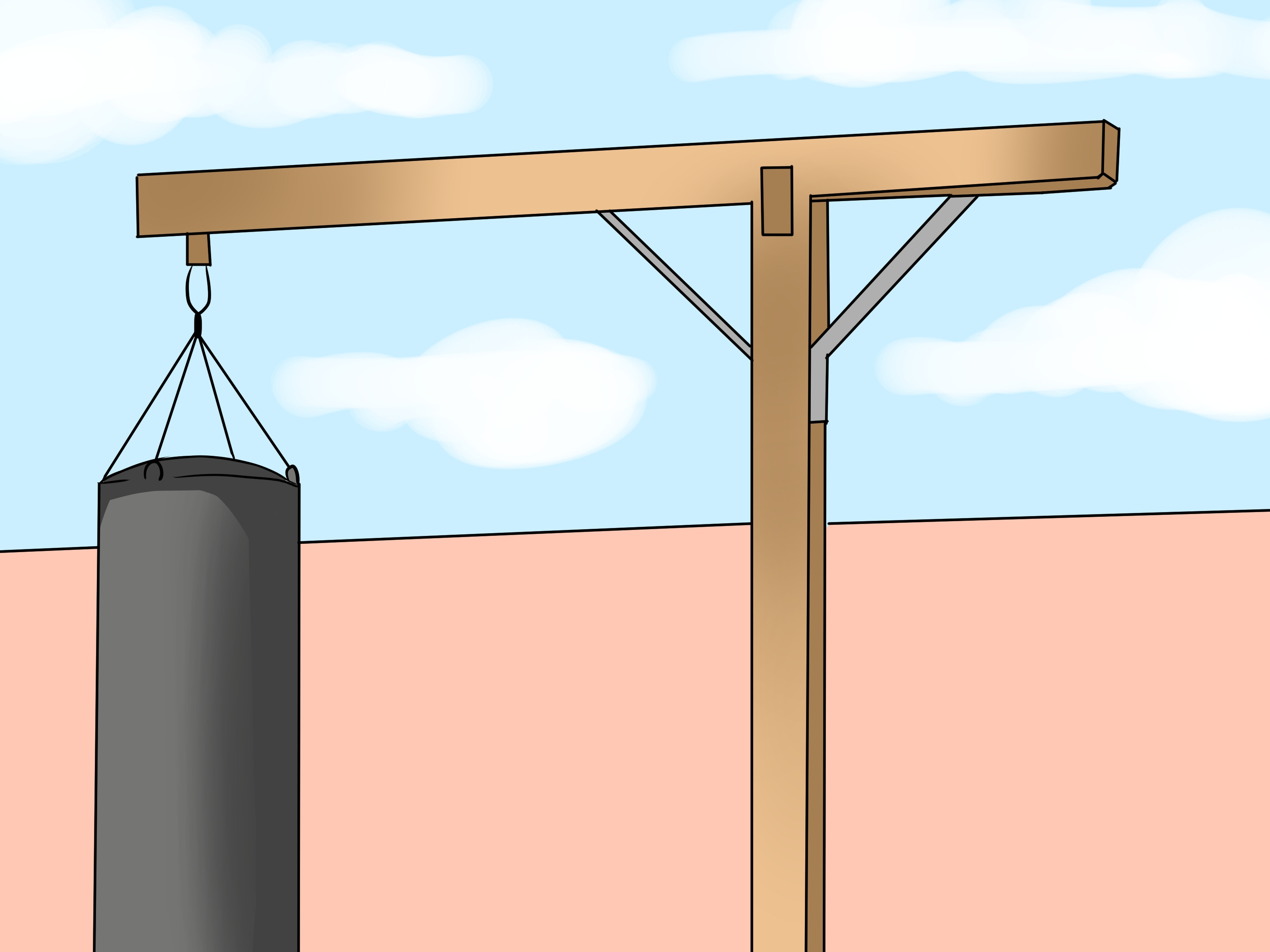 Best ideas about Heavy Bag Stand DIY
. Save or Pin How to Make a Punching Bag Stand 9 Steps with Now.