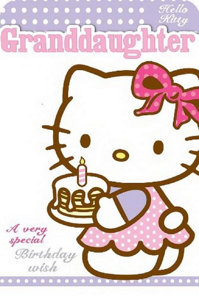 Best ideas about Hello Kitty Birthday Card
. Save or Pin Hello Kitty Birthday card for Granddaughter Now.