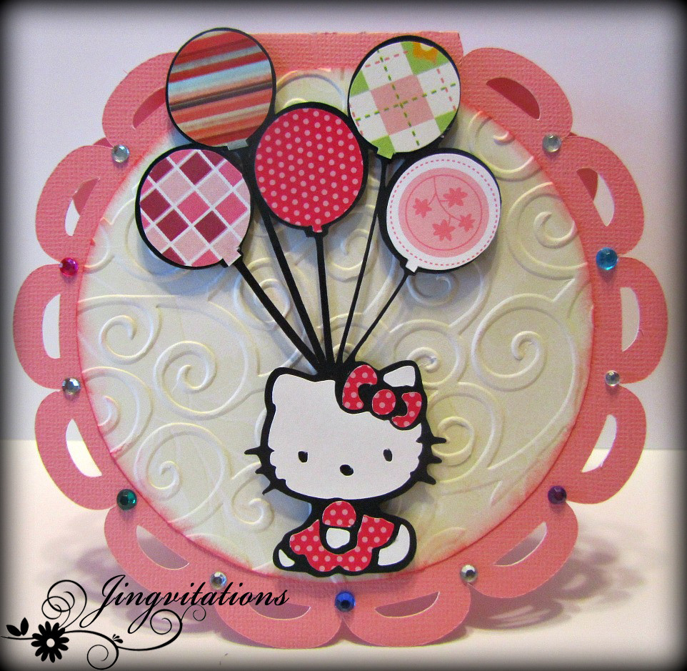 Best ideas about Hello Kitty Birthday Card
. Save or Pin Hello Kitty Scallop Invitations Now.