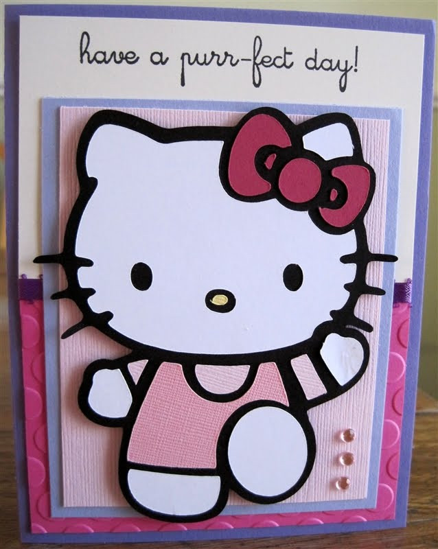 Best ideas about Hello Kitty Birthday Card
. Save or Pin Purple Monkey Moments Hello Kitty Party Week Day 3 Now.
