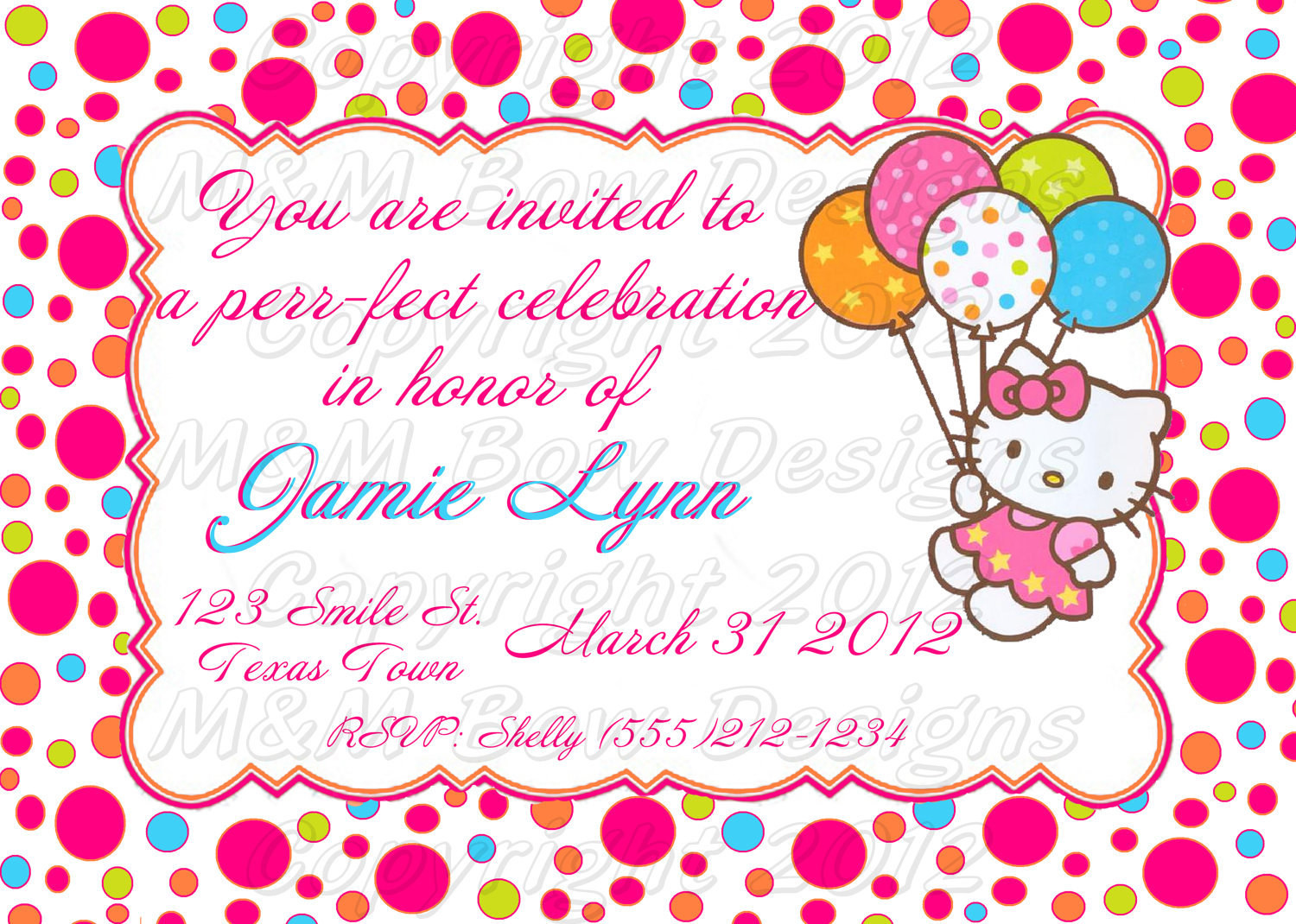 Best ideas about Hello Kitty Birthday Invitations
. Save or Pin DIY Printable Hello Kitty birthday Invitation & Thank you set Now.