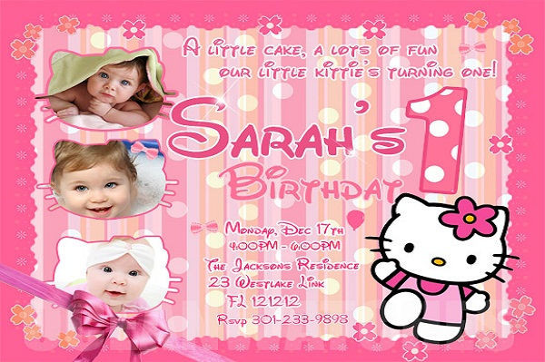 Best ideas about Hello Kitty Birthday Invitations
. Save or Pin 71 Printable Birthday Invitation Templates Word PSD Now.