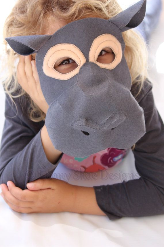 Best ideas about Hippo Costume DIY
. Save or Pin Felt Hippo Mask Pattern Digital Pattern For Kids Hippo Now.