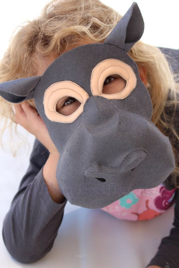 Best ideas about Hippo Costume DIY
. Save or Pin Felt Hippo Mask Pattern Digital Pattern For Kids Hippo Now.