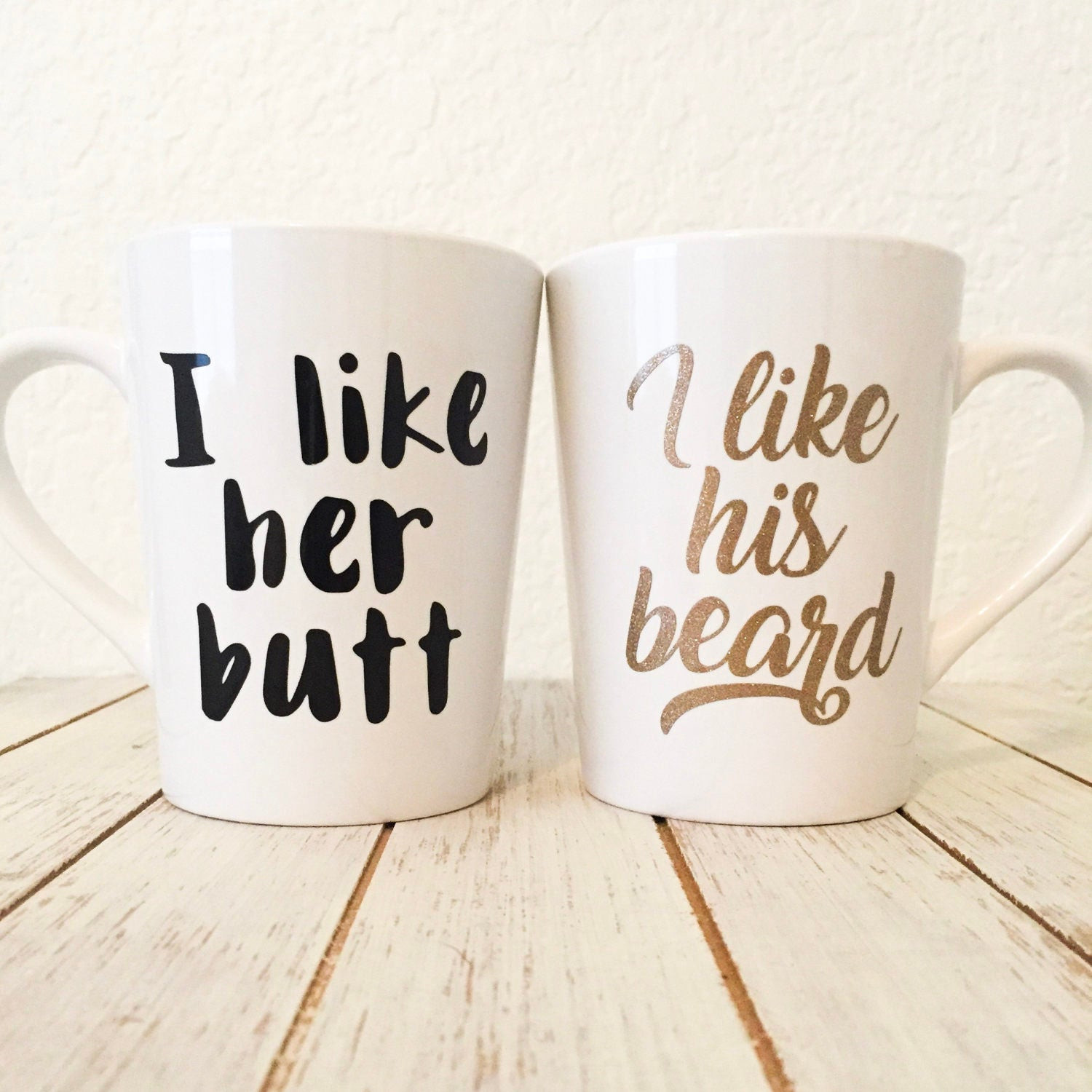 Best ideas about His And Her Gift Ideas
. Save or Pin I Like His Beard I Like Her Butt Newly Wed Coffee Mug Gift Now.