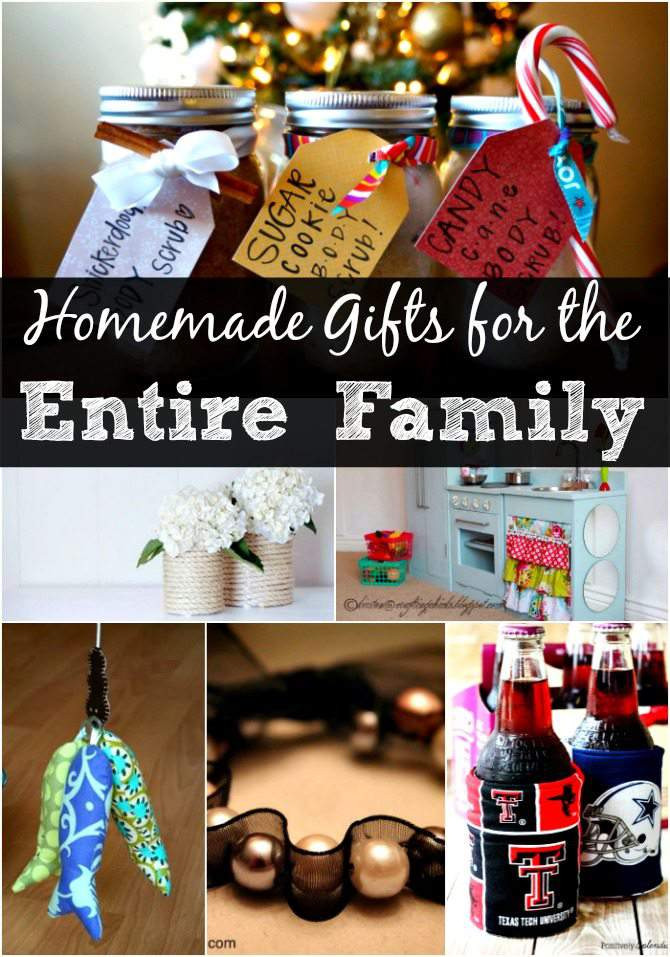 Best ideas about Holiday Gift Ideas For Family
. Save or Pin DIY Christmas Gift Ideas for the Entire Family – over 30 Now.