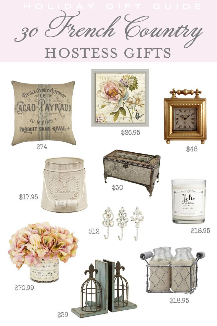 Best ideas about Home Decor Gift Ideas
. Save or Pin Gift Guide 30 French Country Hostess Gifts Now.