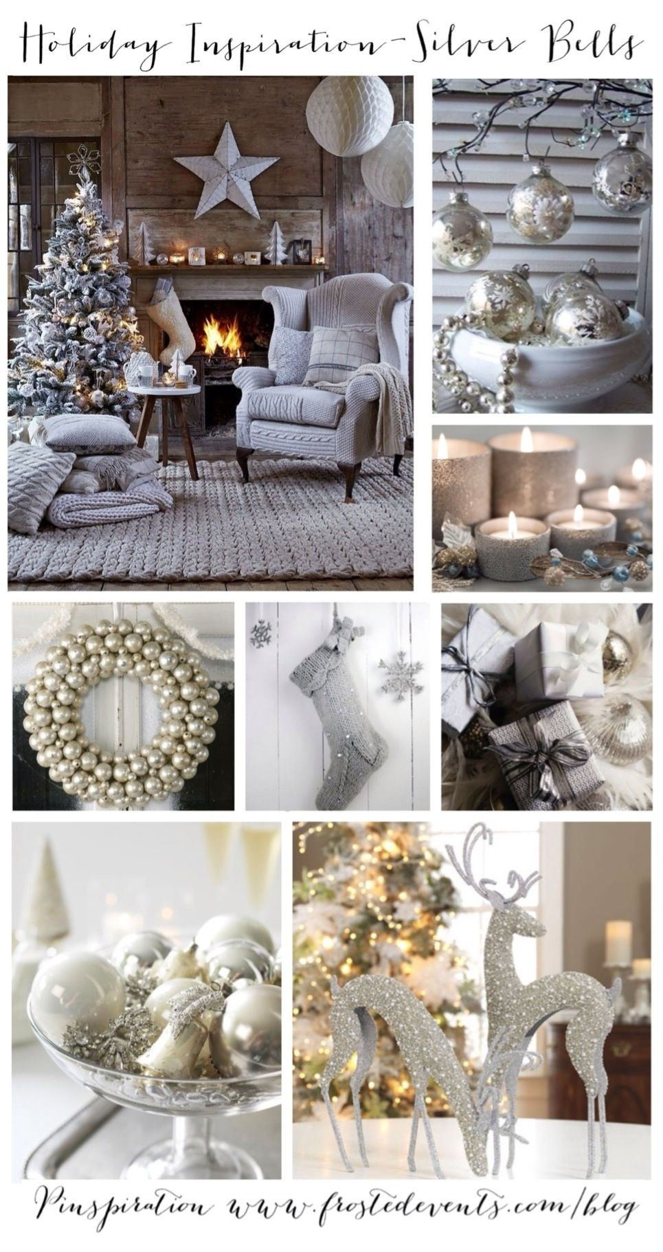 Best ideas about Home Decor Gift Ideas
. Save or Pin Holiday Inspiration Silver Bells Now.