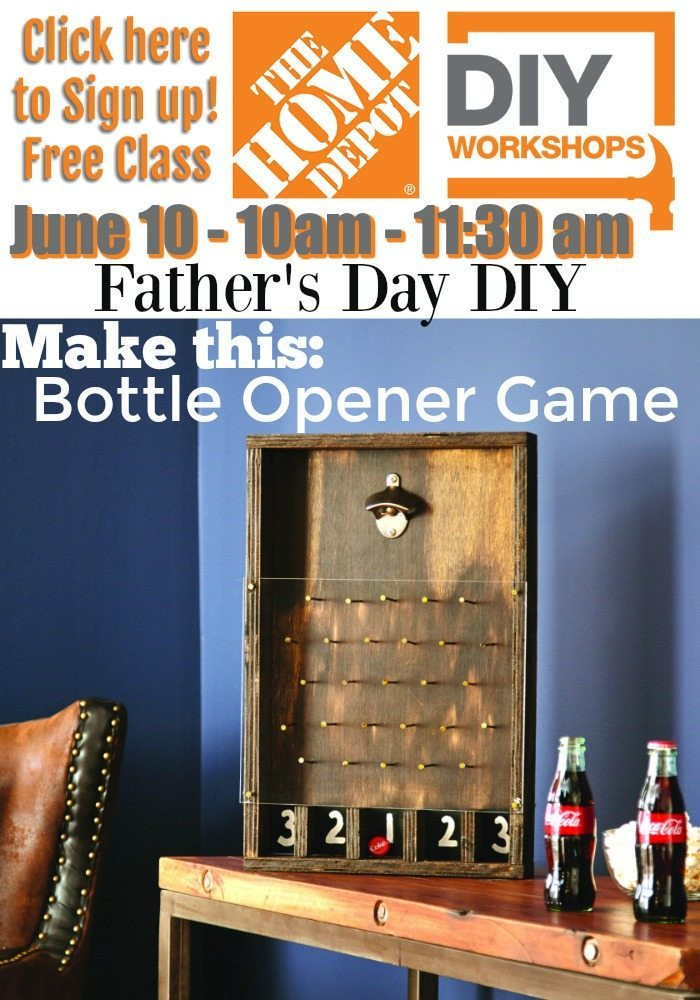 Best ideas about Home Depot DIY Classes
. Save or Pin Bottle Opener Game Home Depot DIY Now.