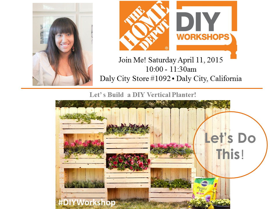 Best ideas about Home Depot DIY Workshop
. Save or Pin AnahiKristian The Home Depot DIY Workshop Vertical Planter Now.