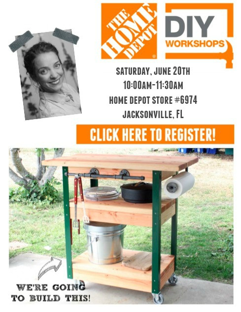 Best ideas about Home Depot DIY Workshop
. Save or Pin The Home Depot DIY Workshop Grill Cart C R A F T Now.