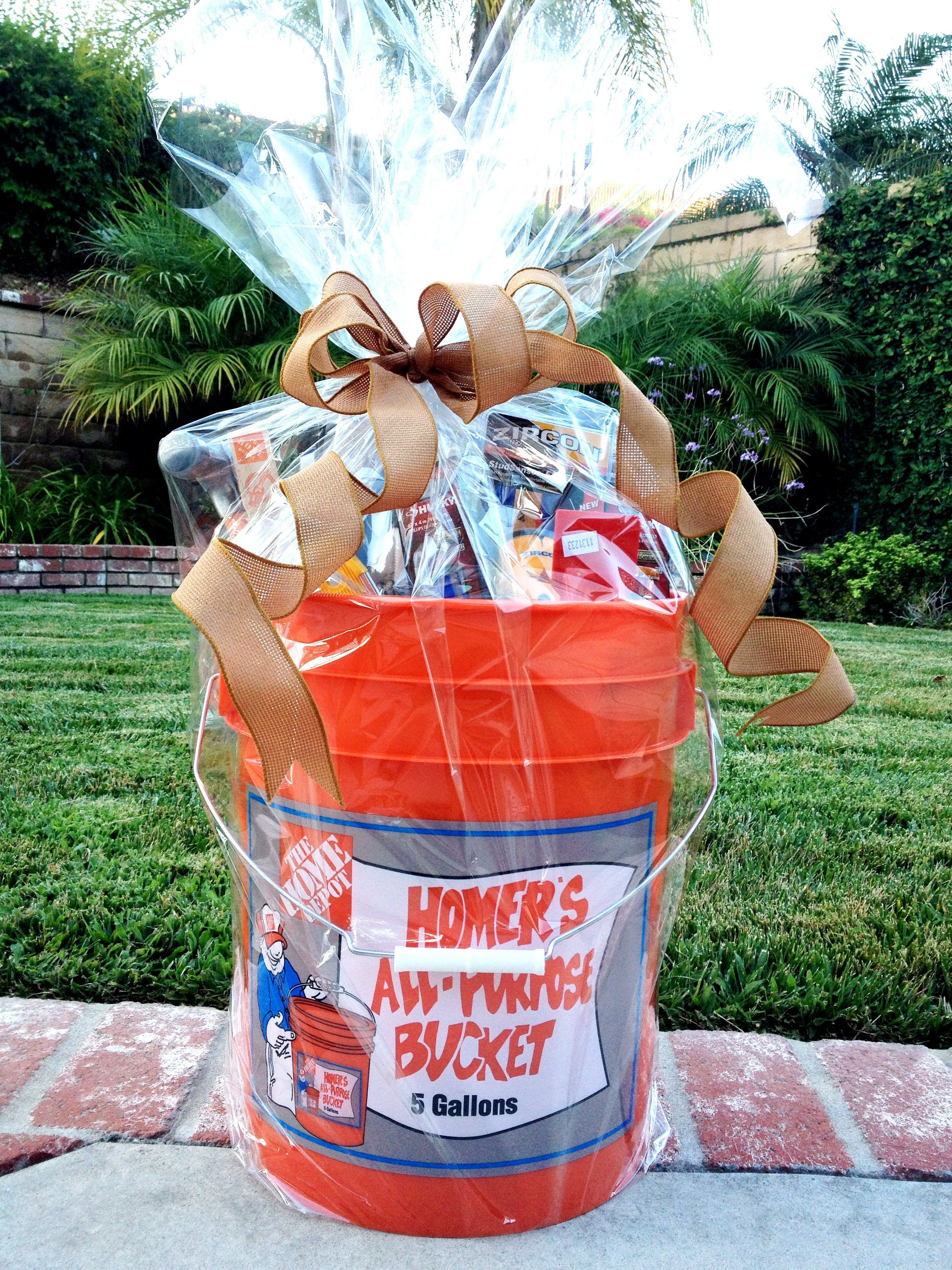 Best ideas about Home Depot Gift Ideas
. Save or Pin House Warming Gift Home Depot 5 gallon bucket Now.