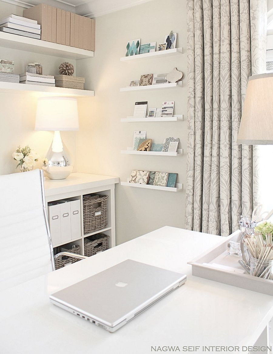 Best ideas about Home Office Decor
. Save or Pin 20 Ways to Decorate Home fice in White Now.