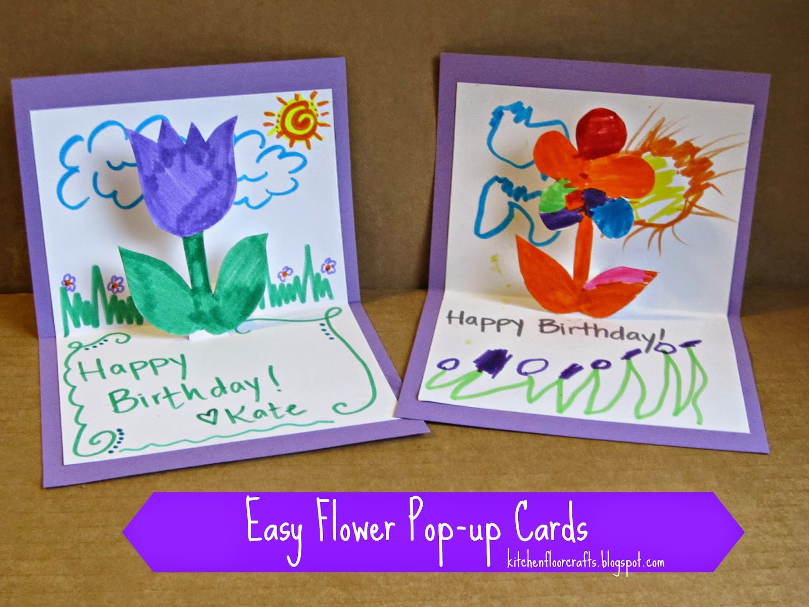 Best ideas about Homemade Birthday Card
. Save or Pin Homemade Birthday Cards for Kids to Create How Wee Learn Now.